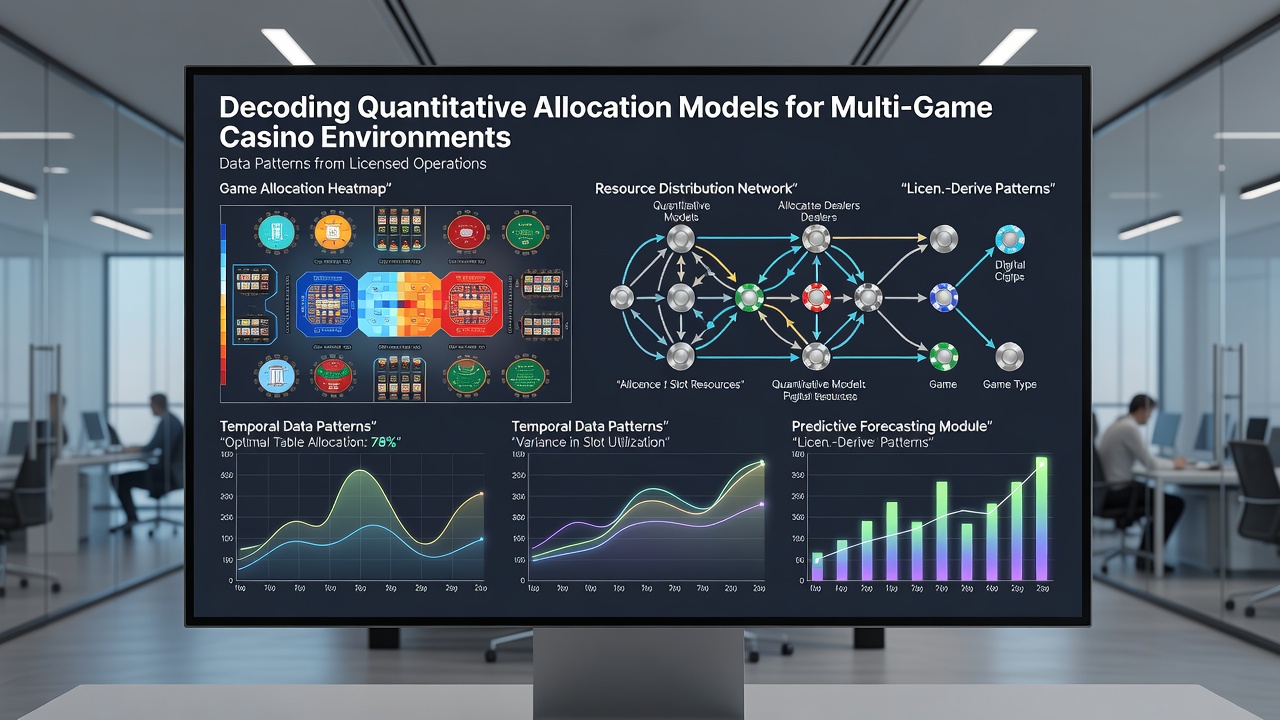 Charts displaying allocation trends and revenue patterns from multi-game casino data sets