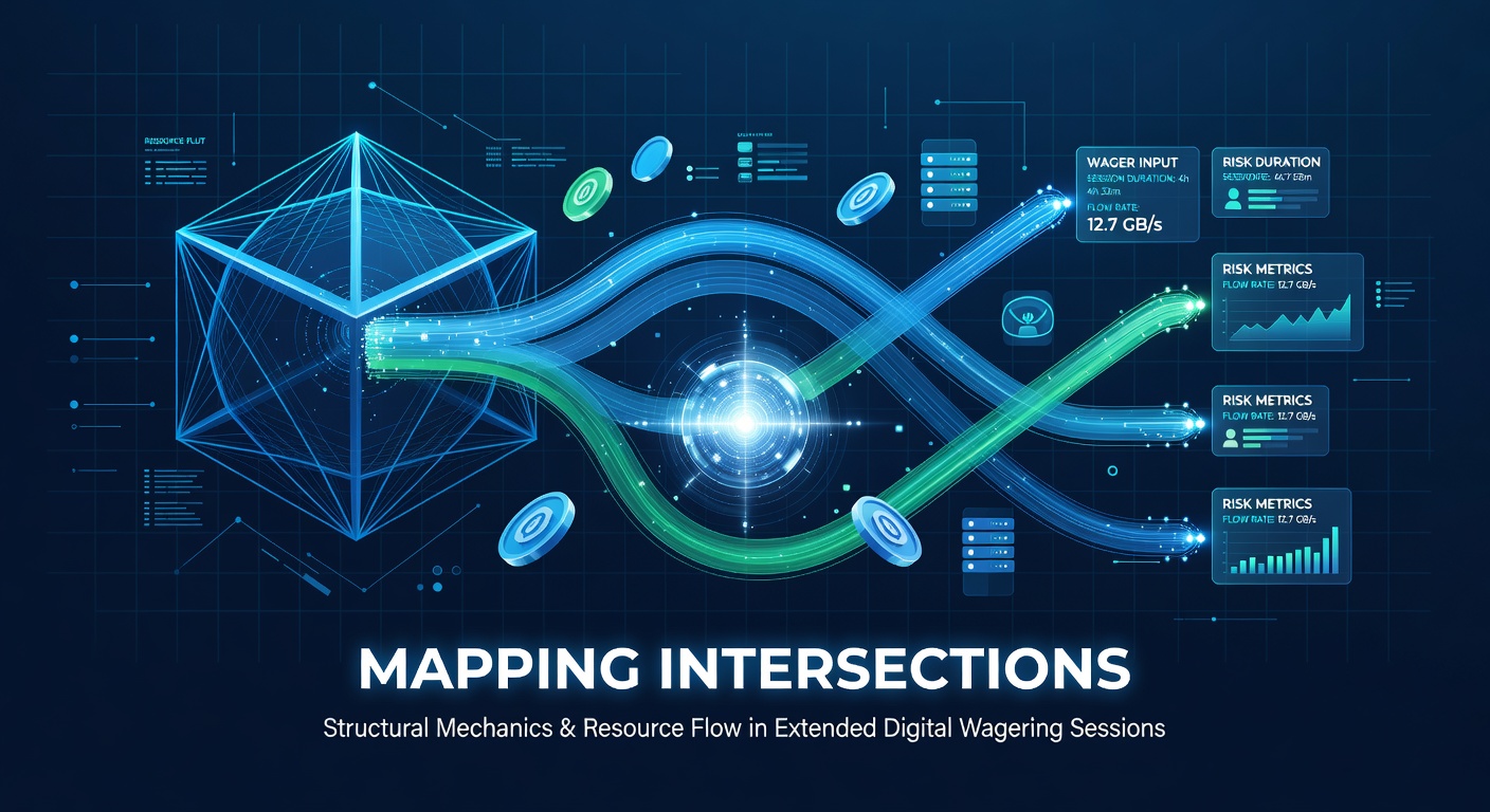 Diagram illustrating intersections between game architecture elements and capital movement patterns during extended online wagering periods